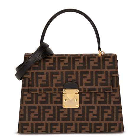 fendi top handle zucca